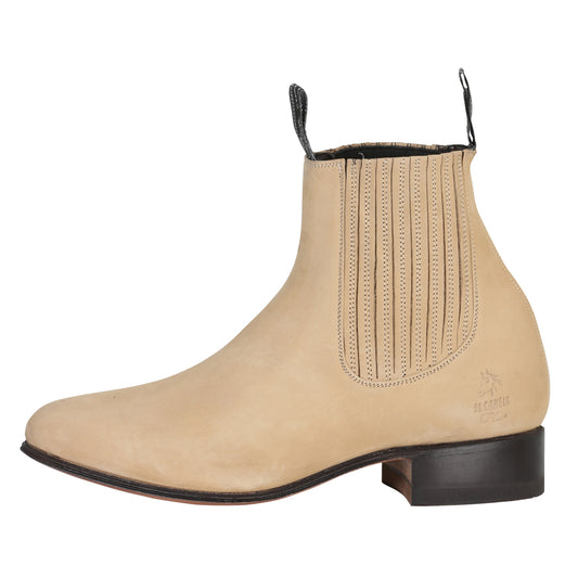 El Canelo - Charro Ankle Boot   - Atlas Sand 228
