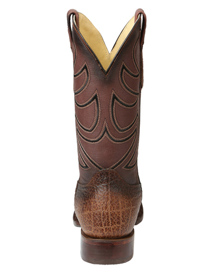 Men’s El General Rodeo Boots - Tobacco Elephant Print 45665